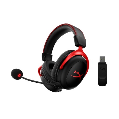 HyperX Cloud II Gaming Trådløs Hovedtelefoner Sort Rød